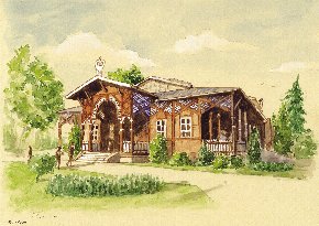 Teatr Letni - akwarela