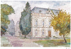 Łazienki Nr 4 - akwarela